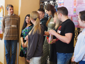 Очередная встреча учащихся школы с волонтёрами из г. Москва.